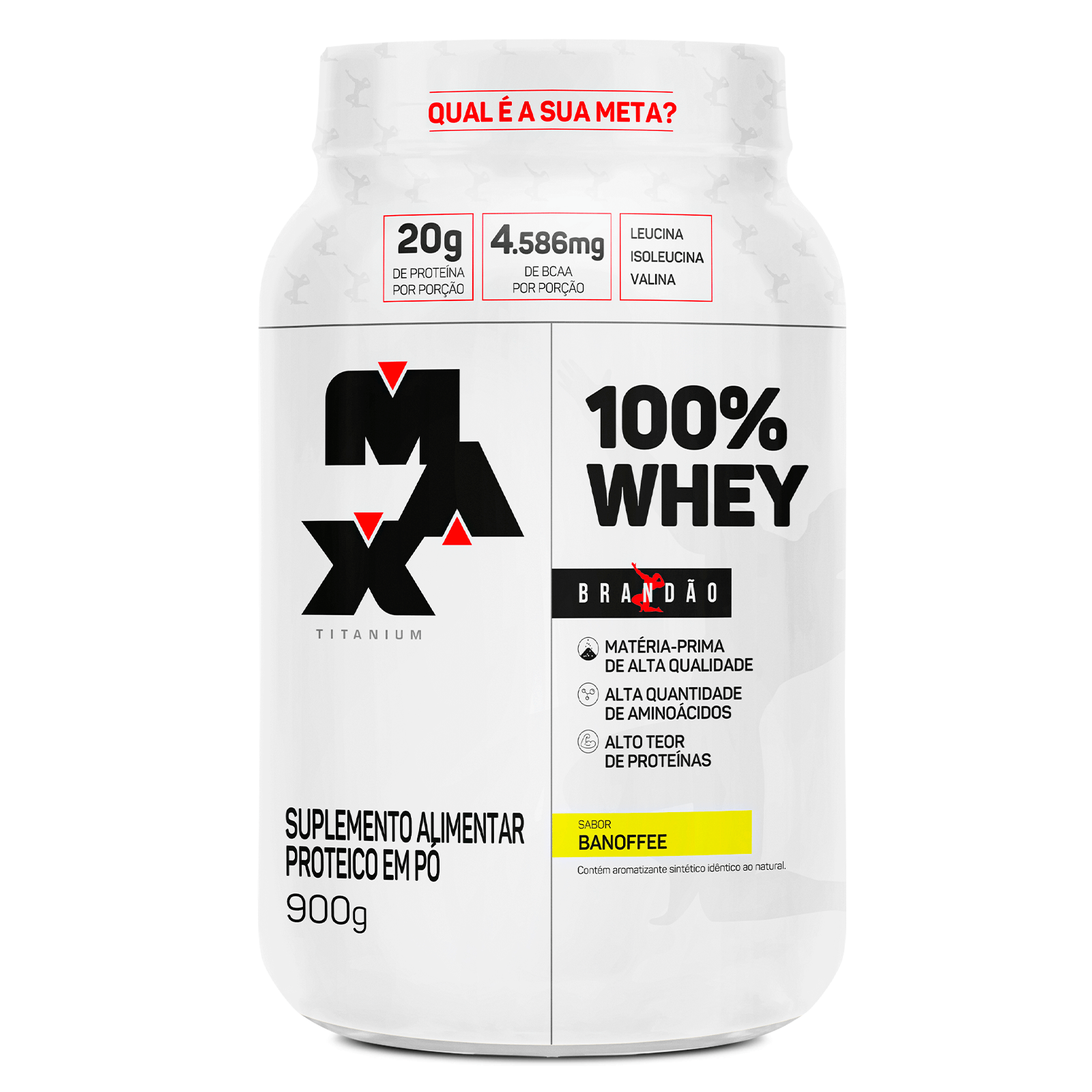 Max Titanium 100% Whey Brandao 900g